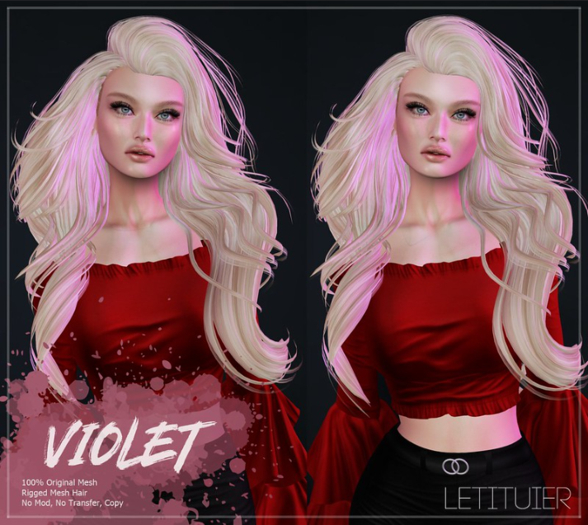 {Letituier} Violet Hair - Fatpack