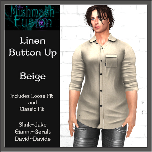 ~*MF*~ Satisfaction Linen Button Up - Beige