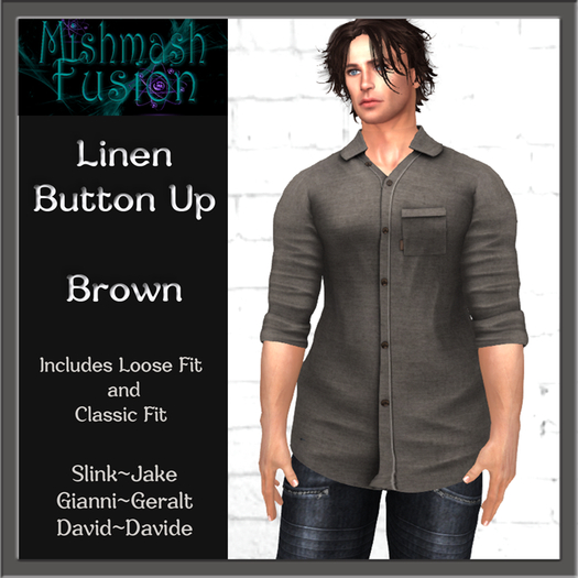 ~*MF*~ Satisfaction Linen Button Up - Brown