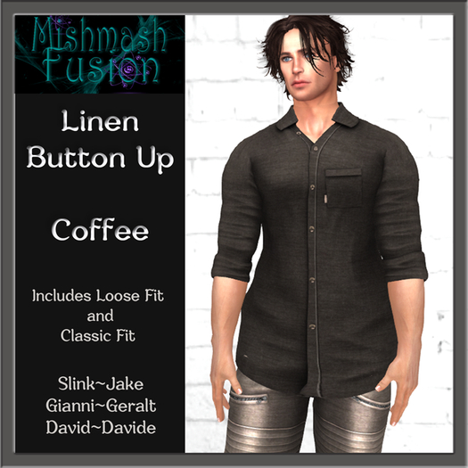 ~*MF*~ Satisfaction Linen Button Up - Coffee