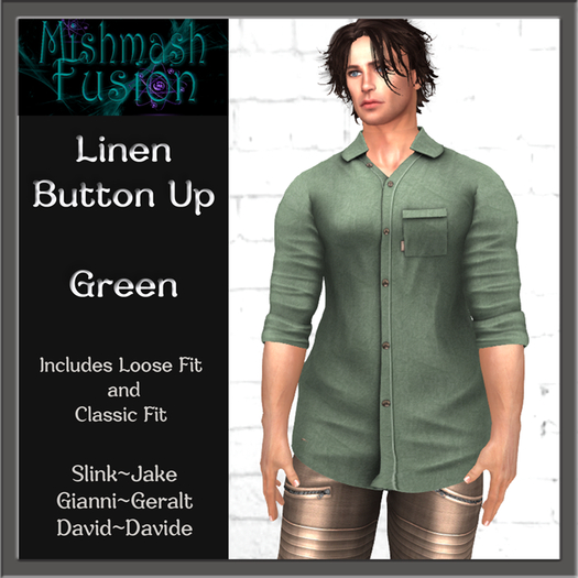 ~*MF*~ Satisfaction Linen Button Up - Green