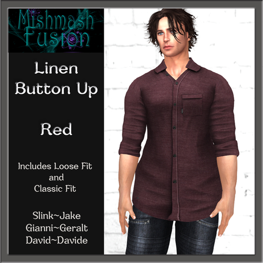 ~*MF*~ Satisfaction Linen Button Up - Red