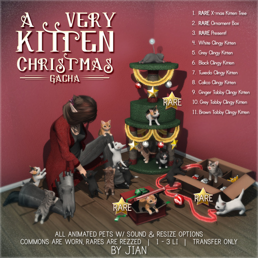 JIAN :: A Very Kitten Christmas - Tuxedo (BOX)