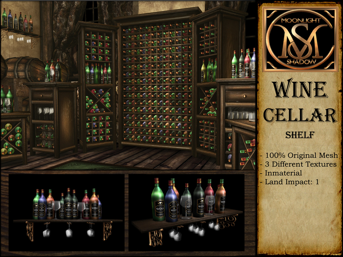"Moon_Sha" Wine Cellar - Shelf (Boxed)