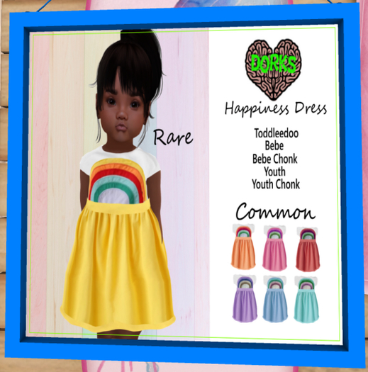 **DoRks** Happiness Dress - Blue BEBE COMMON
