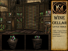 "Moon_Sha" Wine Cellar - Little Table (Boxed)
