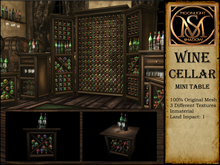 "Moon_Sha" Wine Cellar - Mini Table (Boxed)