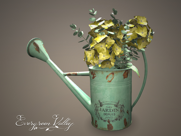 Watering Can Green