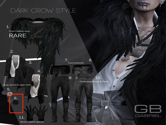 6.::GB:: Long Jacket & open shirt (G+B)