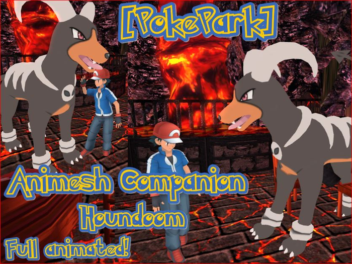 ::.PokePark.:: Animesh Houndoom Companion BOXED