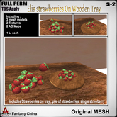 FC- FP Mesh Elia strawberries On Wooden Tray s-2 B