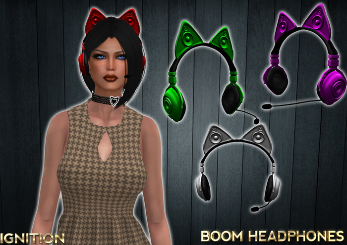 Ignition Boom Headphones Kitty