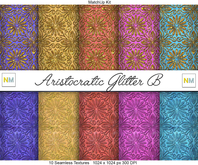 Aristocratic Glitter Matchup Kit 10 Seamless Textures NM