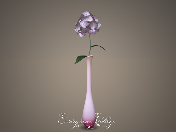 EV - Hydrangea Small Vase Pink
