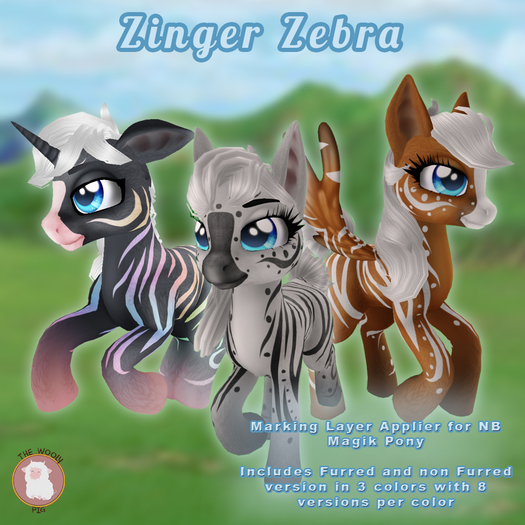 [WP] Zinger Zebra Stripes for Magik Pony