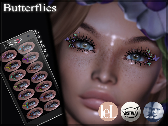* TentatioN * BUTTERFLIES Lashes GENUS/CATWA/LEL.EVO
