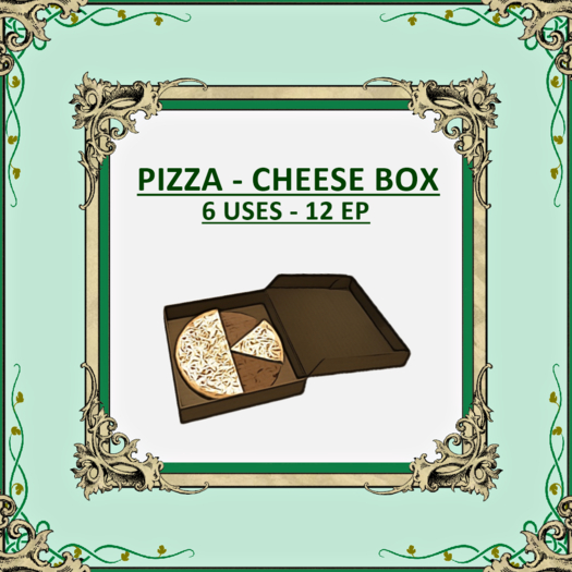 DFS PIZZA CHEESE BOX TEXTURE