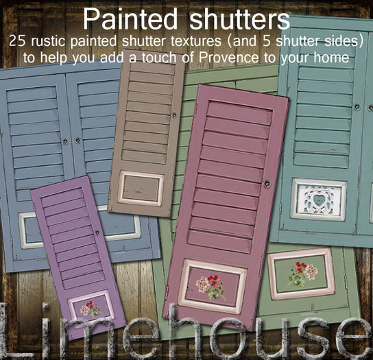 Chateau shutter textures 