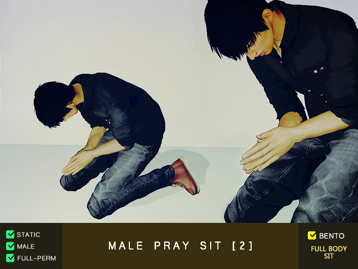 [Retro-Box] Male Pray Sit 2