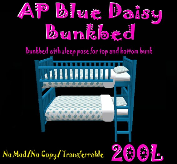 AP Blue Daisy Bunkbed BOXED