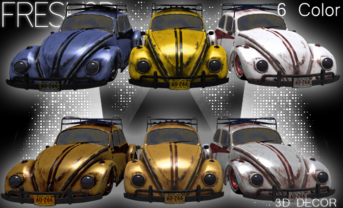 Fresh3D Old Turtle Car
