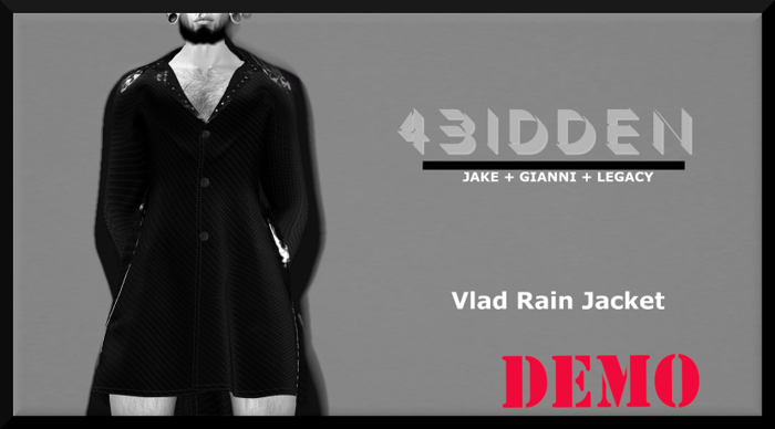 .::4BIDDEN::. Vlad Rain Jacket DEMO