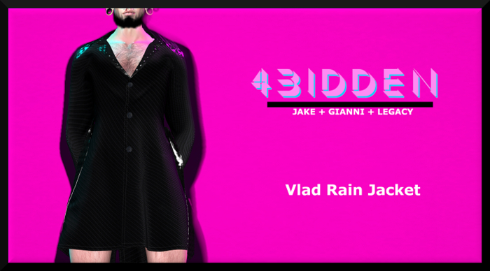 .::4BIDDEN::. Vlad Rain Jacket