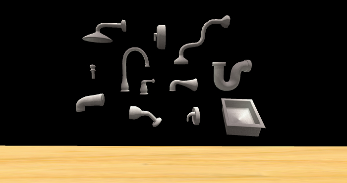 Plumbing  pack silver