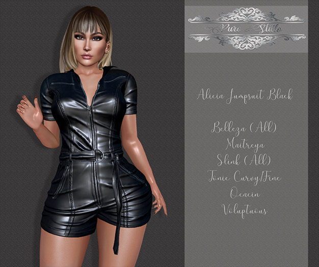 .::PS::.Alicia Jumpsuit - Black