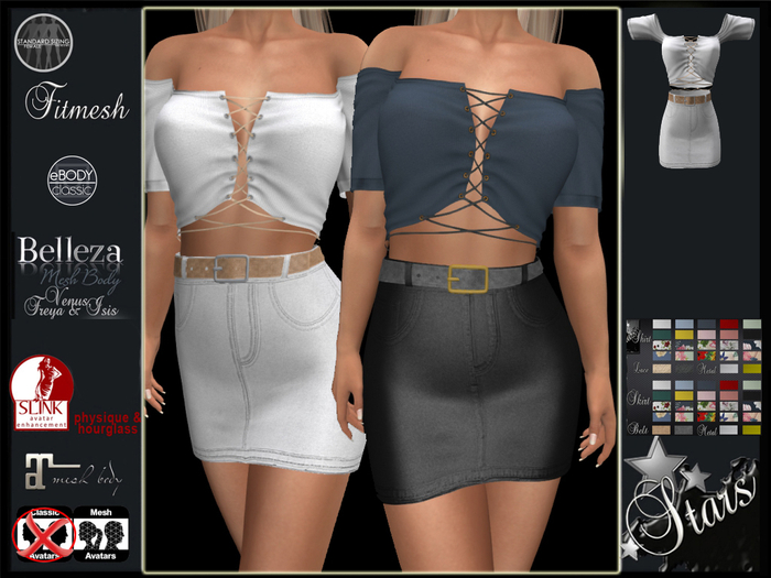 PROMO -50% Stars - Maitreya, Belleza, Slink, eBody - Francesca