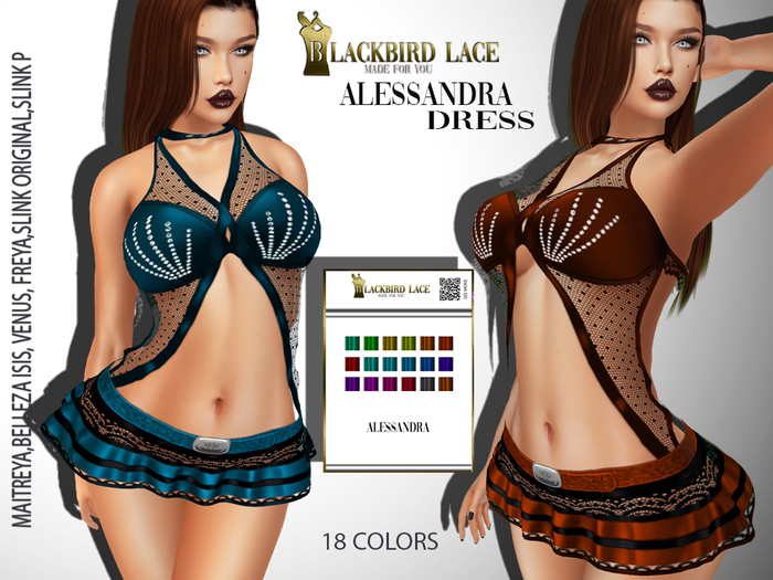 Alessandra dress by BLACBIRD LACE