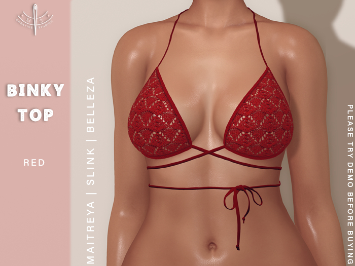 [M&S] Creative Studios Binky Top Red