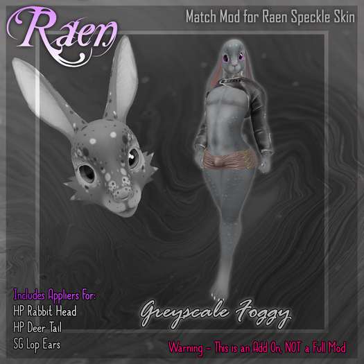 -Match Mod- Rabbit Bundle - Speckles (Foggy)