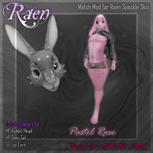 -Match Mod- Rabbit Bundle - Speckles (Rose)
