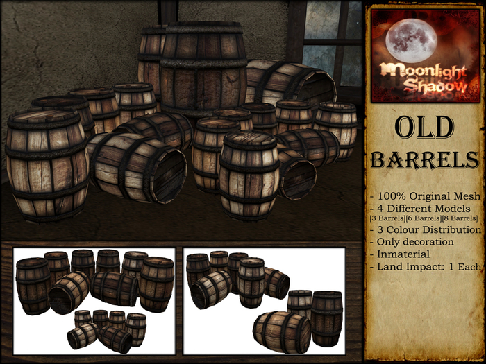 "Moon_Sha" Old Barrels (Copy)
