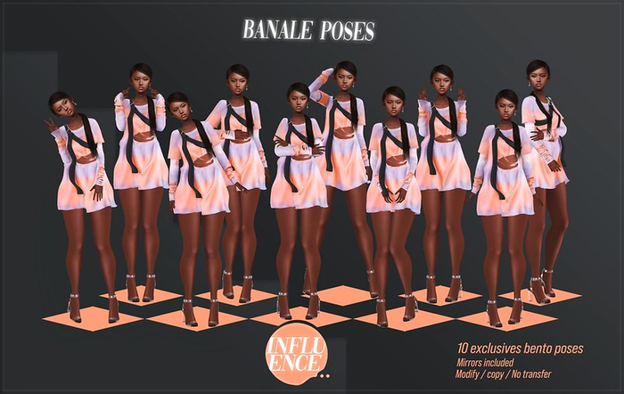 -Influence- Banale poses