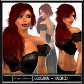 EdelStore  woman hair " Maria " red NEW female Frauen Haare long red hair ponytail hair rote Haare Zopf witch gothic
