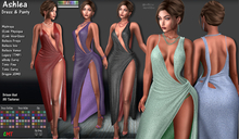 R.F. *ASHLEA - DRESS & PANTY - with driven hud *30 colors 