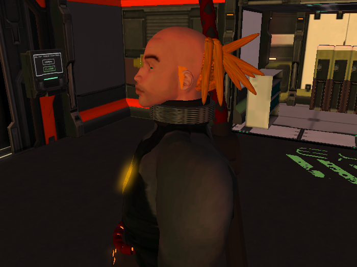 Dreadlock Punk Halbglatzenfrisur