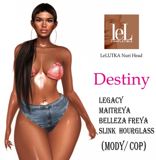 Shape Destiny [All Shapes] Lelutka Evo Nuri