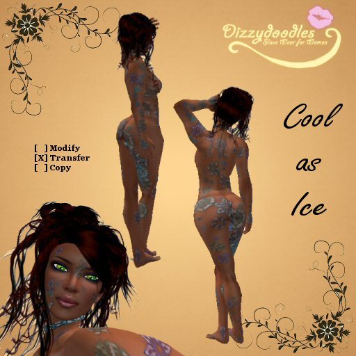 Touch of Ice Body Tattoo