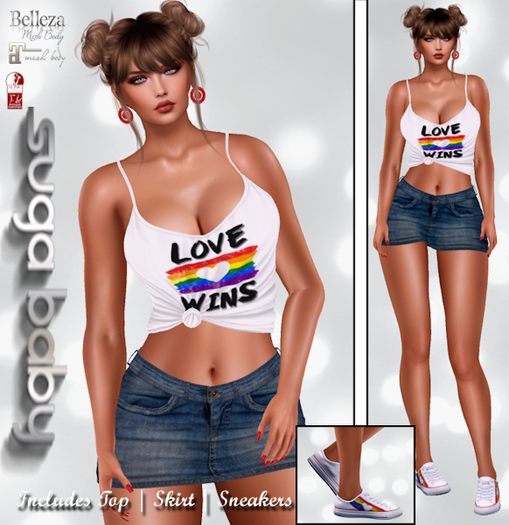 Rainbow Love Complete Outfit