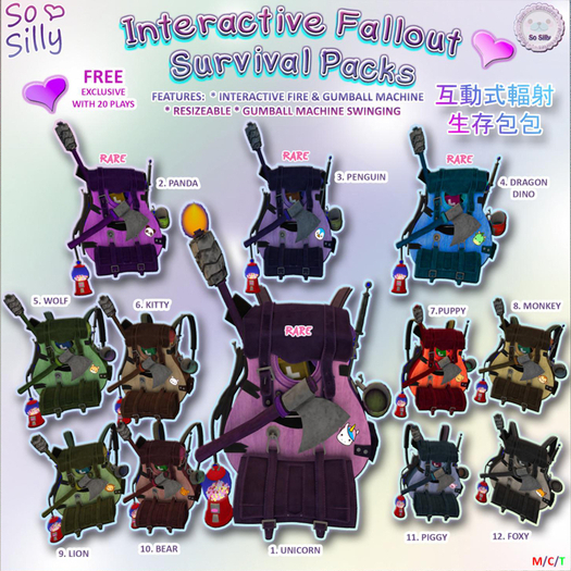 So Silly Postwar Survival Pack BOX - SUNSHINE LION