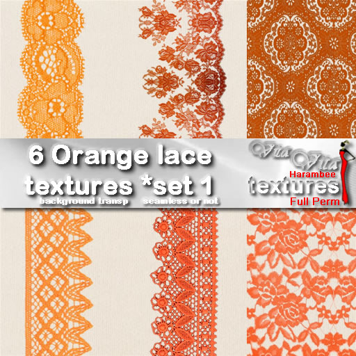 6 Orange lace FP set1
