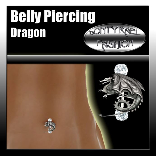 Dons Belly Piercing Dragon