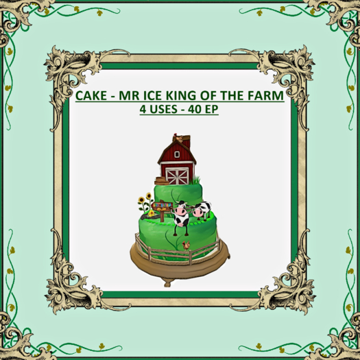 DFS CAKE MR ICE KING OF THE FARM