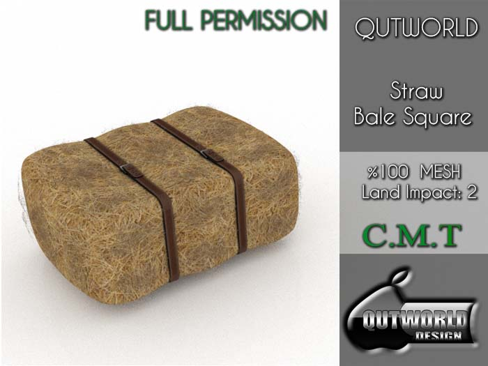 .::QUTWORLD Straw Bale Square::.FP Unpack (ADD)