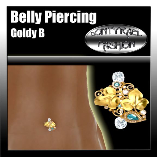 Dons Belly Piercing Gold