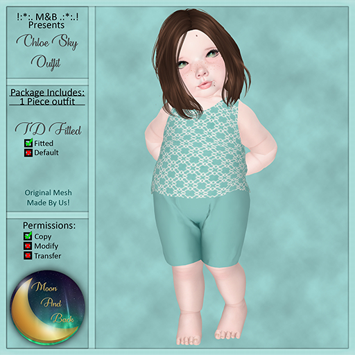 !:*:. M&B .:*:.! Chloe Sky TD Fitted Delivery Tablet