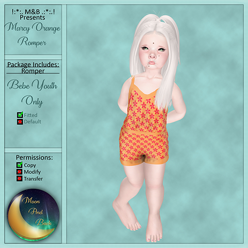 !:*:. M&B .:*:.! Marcy Orange Bebe Youth 